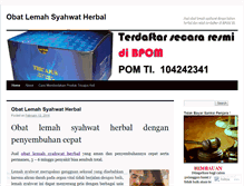 Tablet Screenshot of obatlemahsyahwatherbal7.wordpress.com