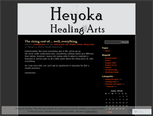 Tablet Screenshot of heyokahealing.wordpress.com