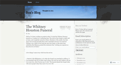 Desktop Screenshot of benallston.wordpress.com