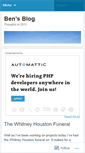 Mobile Screenshot of benallston.wordpress.com