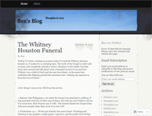 Tablet Screenshot of benallston.wordpress.com