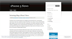 Desktop Screenshot of iphone5news101.wordpress.com