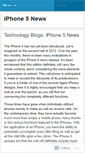 Mobile Screenshot of iphone5news101.wordpress.com