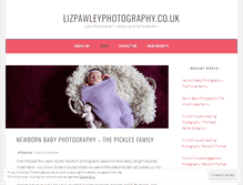 Tablet Screenshot of lizpawleyphotography.wordpress.com