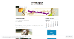 Desktop Screenshot of missfunenglish.wordpress.com