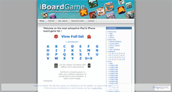 Desktop Screenshot of iboardgame.wordpress.com