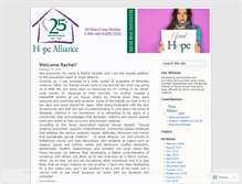 Tablet Screenshot of hopealliancetx.wordpress.com
