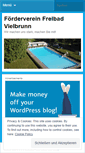 Mobile Screenshot of freibadvielbrunn.wordpress.com