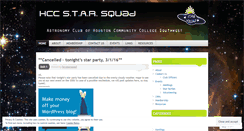 Desktop Screenshot of hccstarsquad.wordpress.com