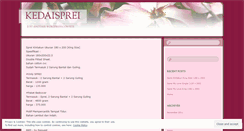 Desktop Screenshot of kedaisprei.wordpress.com