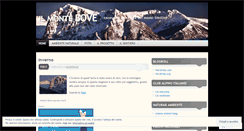Desktop Screenshot of montebove.wordpress.com