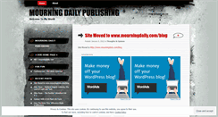 Desktop Screenshot of mourningdaily.wordpress.com