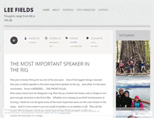 Tablet Screenshot of leefields.wordpress.com