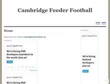 Tablet Screenshot of bbfeederfootball.wordpress.com