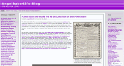 Desktop Screenshot of angelbabe43.wordpress.com