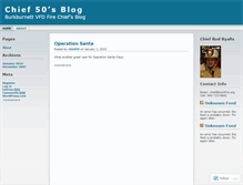 Tablet Screenshot of chief50.wordpress.com