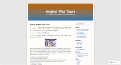 Desktop Screenshot of angkortouring.wordpress.com