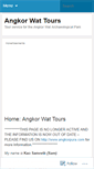 Mobile Screenshot of angkortouring.wordpress.com
