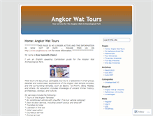 Tablet Screenshot of angkortouring.wordpress.com