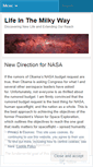 Mobile Screenshot of galacticlife.wordpress.com