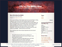 Tablet Screenshot of galacticlife.wordpress.com