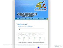 Tablet Screenshot of escuelasubucv.wordpress.com