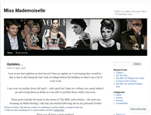 Tablet Screenshot of missmademoiselle92.wordpress.com