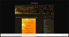 Desktop Screenshot of jaredwinesup.wordpress.com
