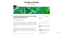 Desktop Screenshot of bestoftrendy.wordpress.com