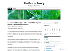 Tablet Screenshot of bestoftrendy.wordpress.com