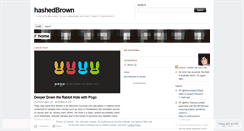 Desktop Screenshot of hashedbrown.wordpress.com