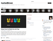 Tablet Screenshot of hashedbrown.wordpress.com