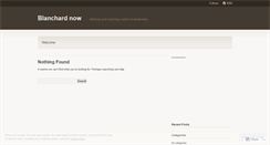 Desktop Screenshot of blanchardnow.wordpress.com
