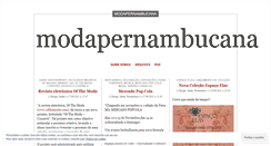 Desktop Screenshot of modapernambucana.wordpress.com