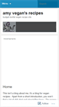 Mobile Screenshot of amyvegan.wordpress.com
