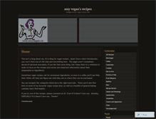 Tablet Screenshot of amyvegan.wordpress.com