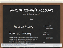 Tablet Screenshot of downloadcenter.bancdebinaryaccount.wordpress.com