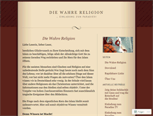 Tablet Screenshot of deutschland.wordpress.com