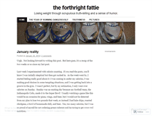 Tablet Screenshot of forthrightfattie.wordpress.com