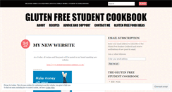 Desktop Screenshot of glutenfreestudentcookbook.wordpress.com