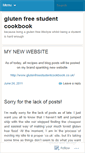 Mobile Screenshot of glutenfreestudentcookbook.wordpress.com