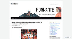 Desktop Screenshot of nondante.wordpress.com