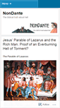 Mobile Screenshot of nondante.wordpress.com