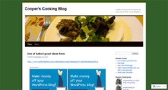 Desktop Screenshot of coopercooking.wordpress.com