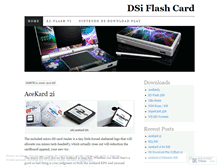 Tablet Screenshot of dsiflash.wordpress.com