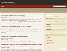 Tablet Screenshot of cafeannalisa.wordpress.com