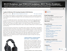 Tablet Screenshot of beatswirelessheadphones.wordpress.com