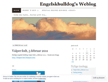 Tablet Screenshot of engelskbulldog.wordpress.com