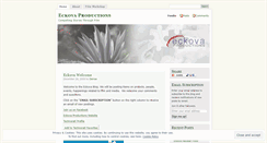 Desktop Screenshot of eckova.wordpress.com