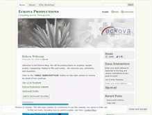 Tablet Screenshot of eckova.wordpress.com